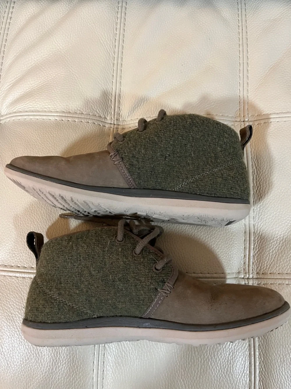 Merrell Olive Green and Brown Chukka Boots Size 8